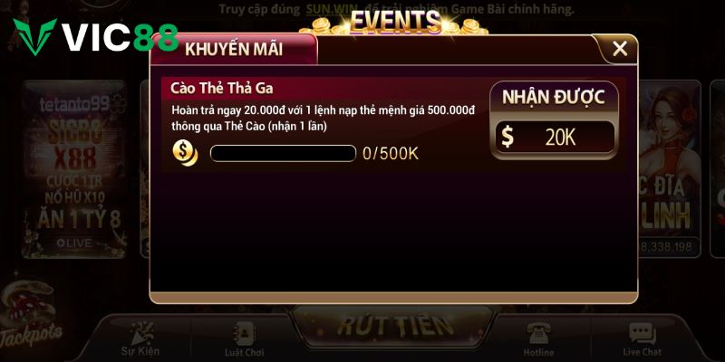 Nạp Tiền VIC88 - Cập Nhật Phương Thức Nhanh Và Không Lỗi Nạp tiền bằng Giftcode và thẻ cào đơn giản